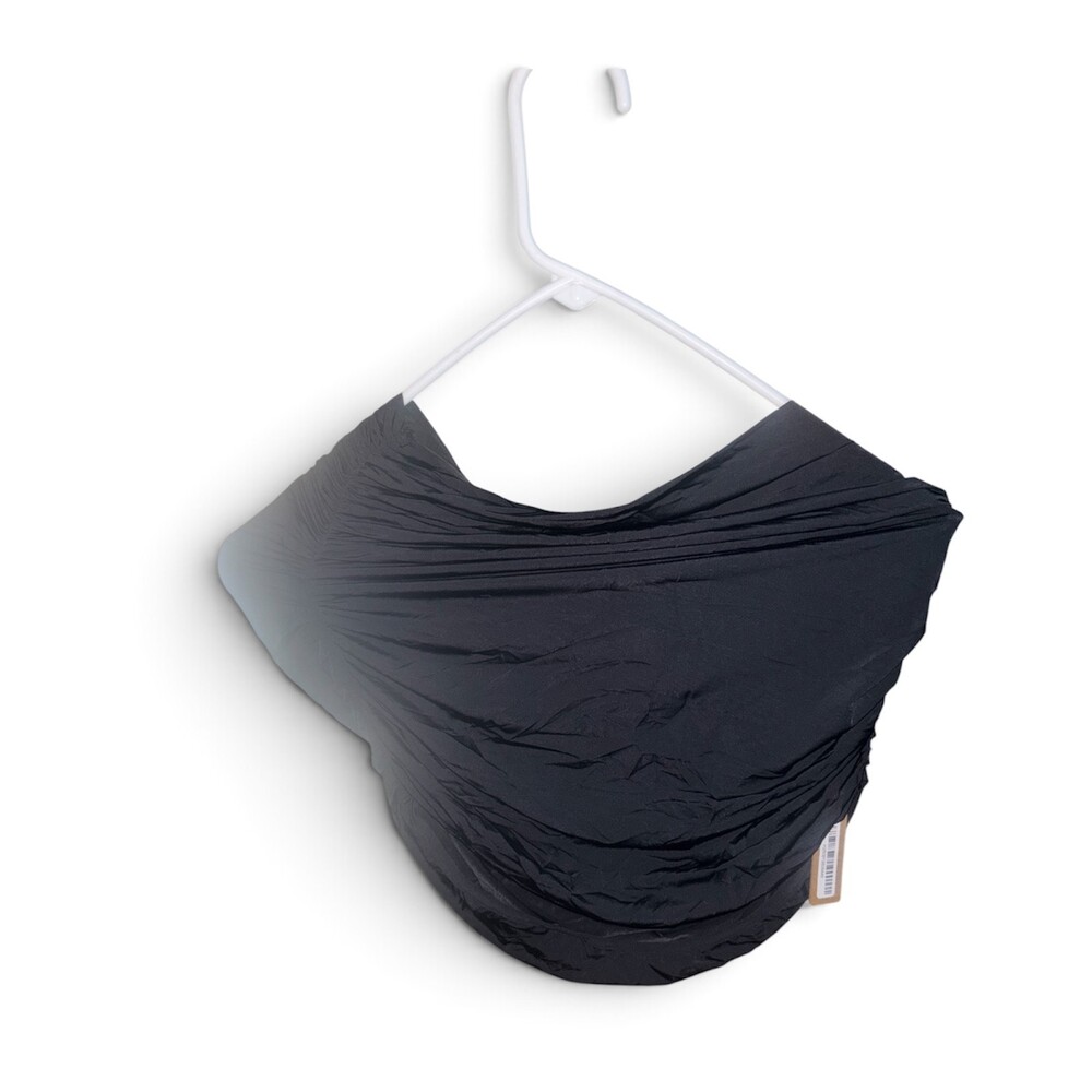 Skims Womens Obsidian Milky Sheer Cropped Tube Top